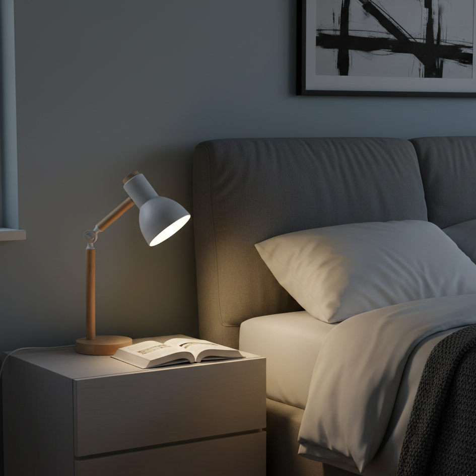 Lampe de Bureau LED Vague Minimaliste
